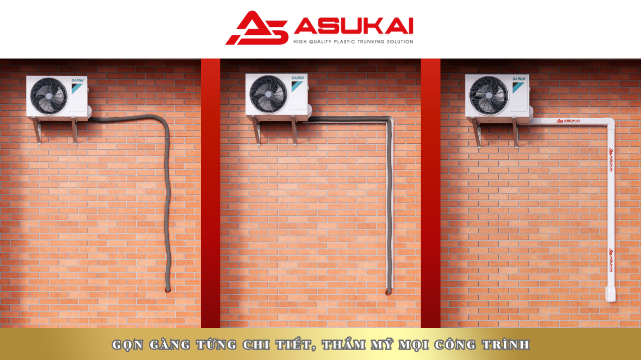 Máng nhựa Asukai – Giải pháp tối ưu cho hệ thống điều hòa hiện đại.